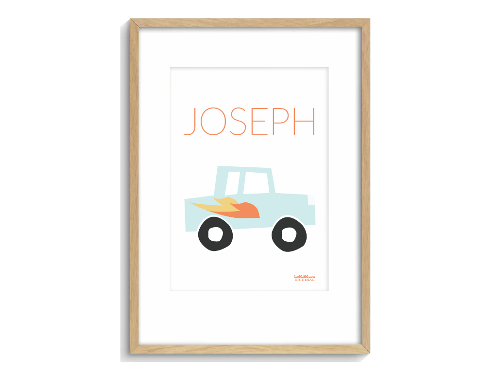 Flamin Charlie Name Print