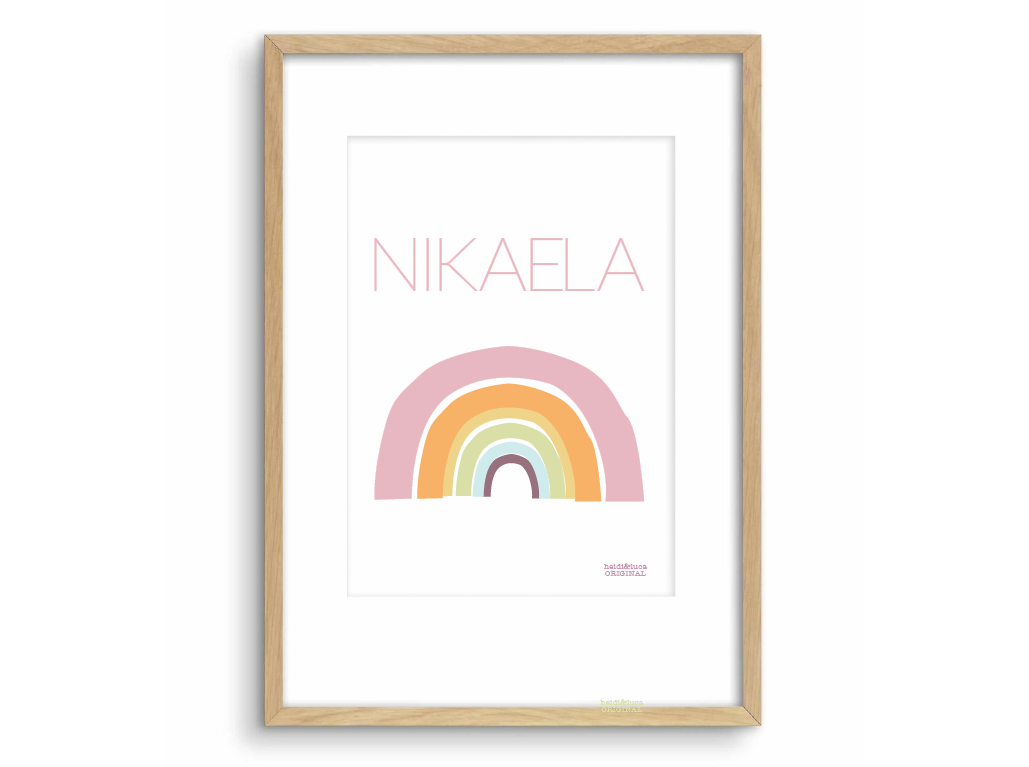 Rainbowlicious Name Print