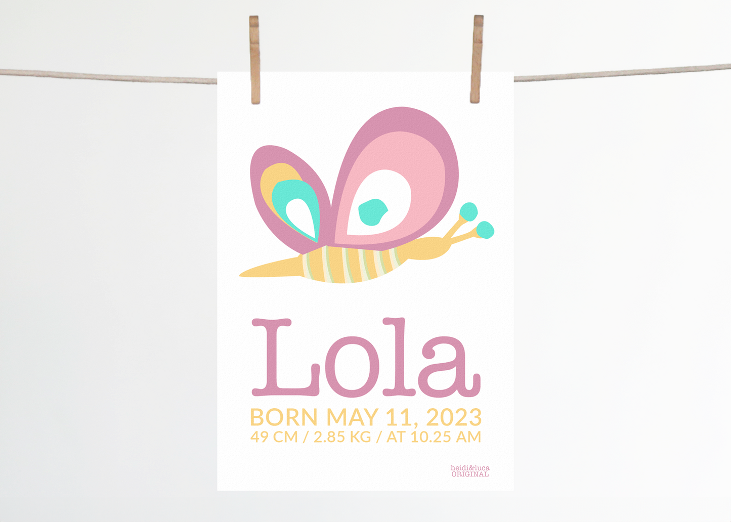 Hilda Birth Print