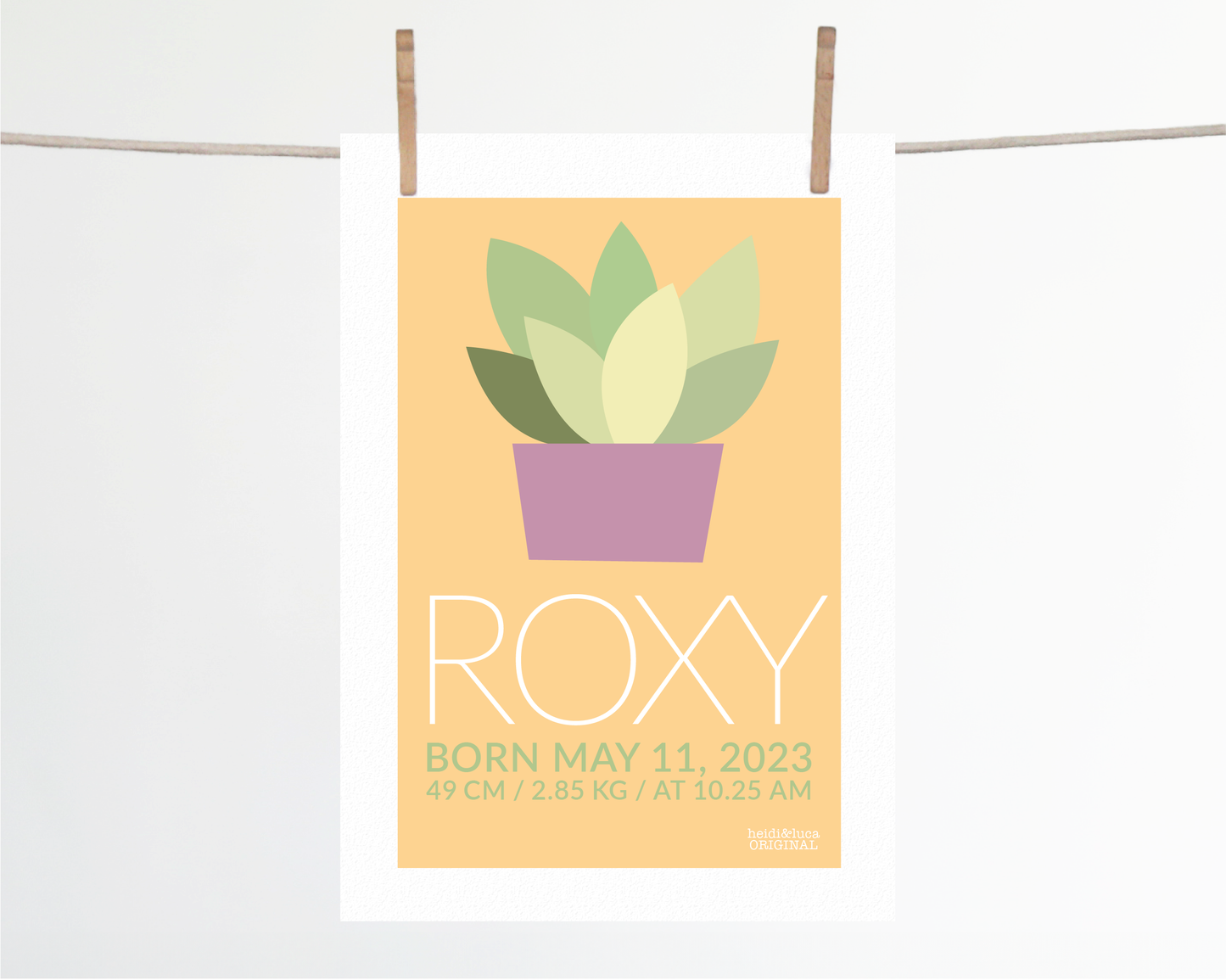 Yukka Birth Print