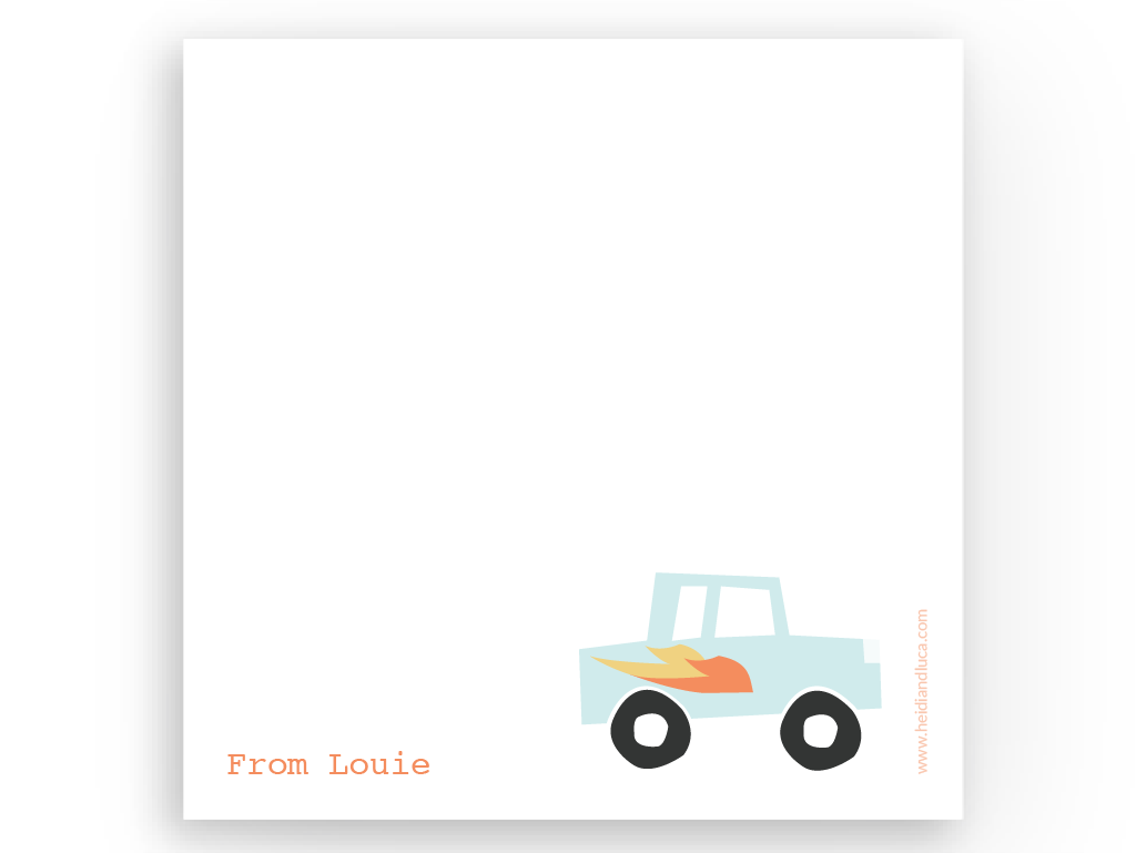 Flamin Charlie Note Card
