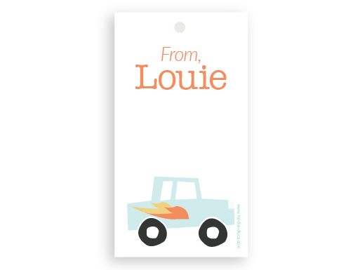 Flamin Charlie Gift Tag