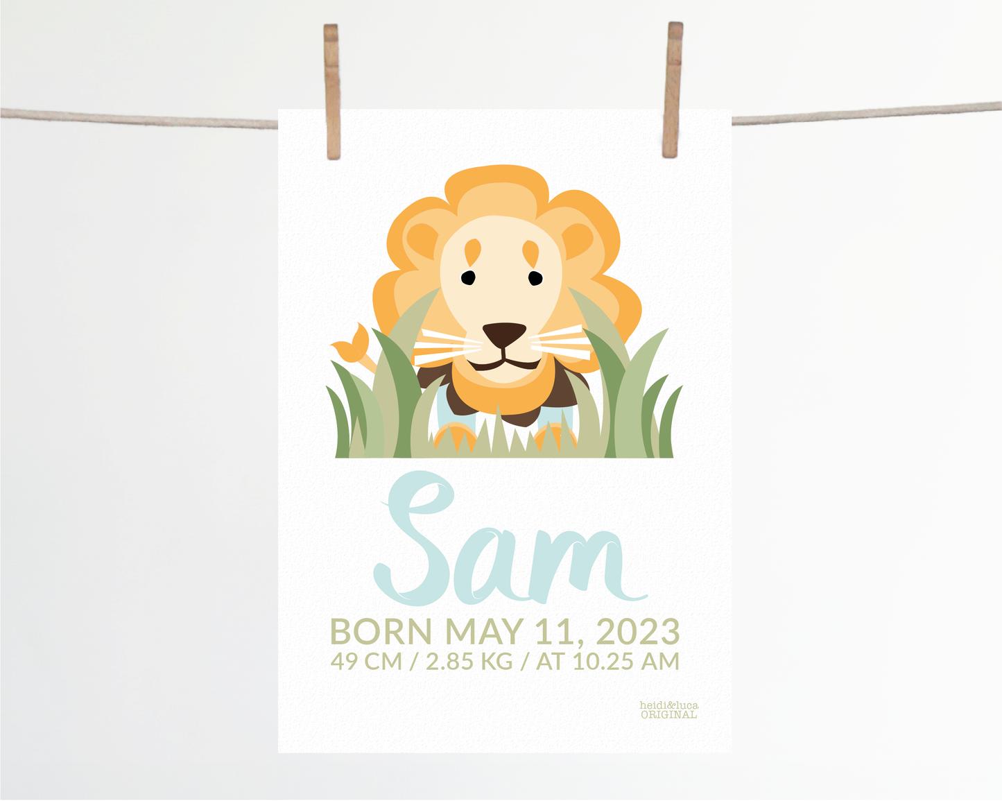 Lionel Birth Print