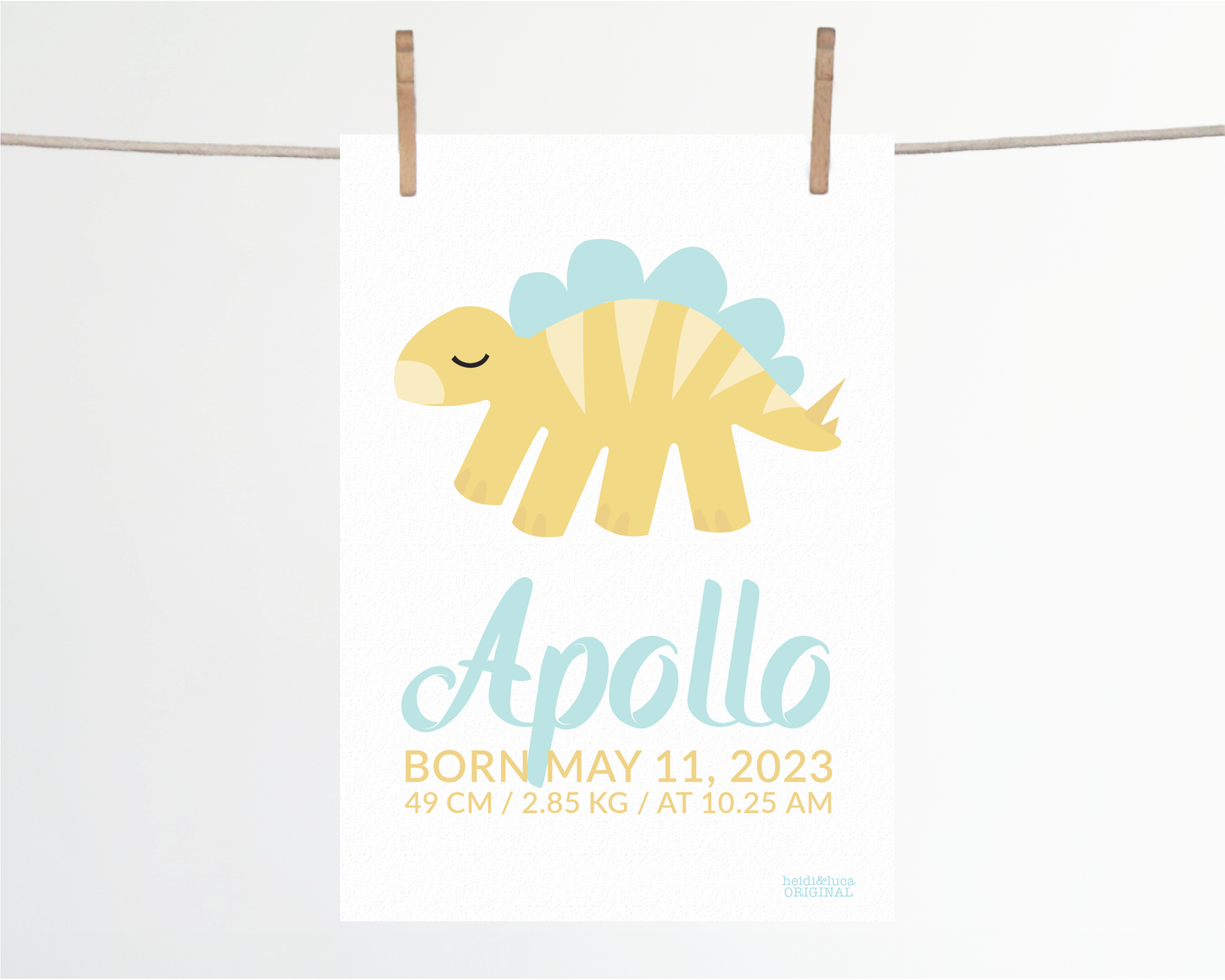 Tyrone Birth Print