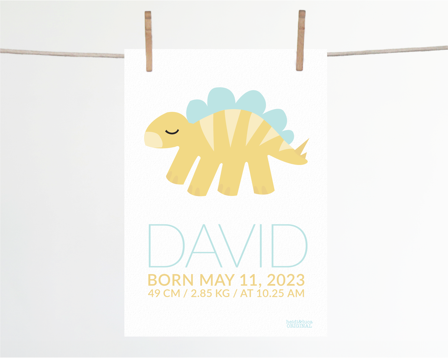 Tyrone Birth Print
