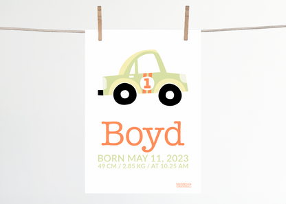 Rory Birth Print