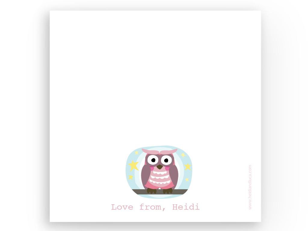 Cooky Owl Note Card