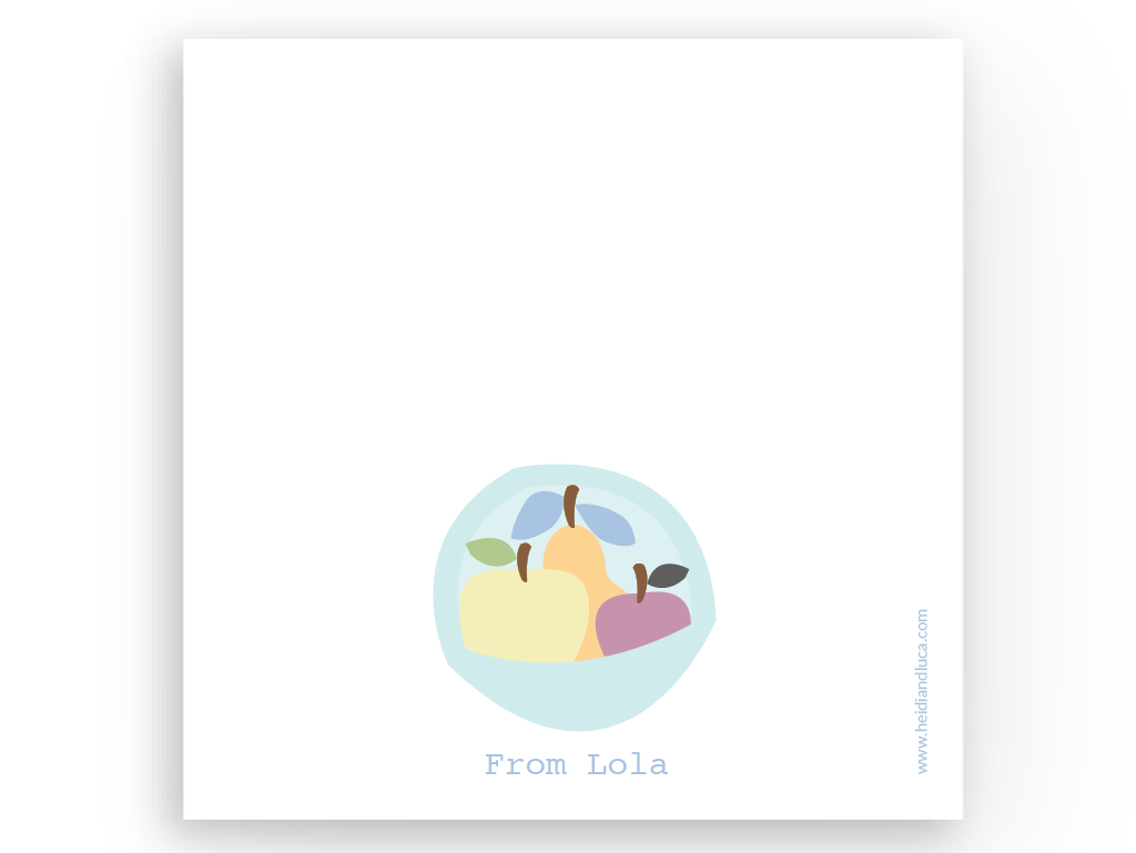 Fruit Bowl Note Card