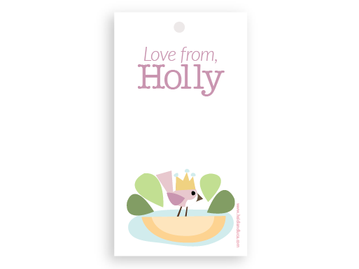 Holly Gift Tag