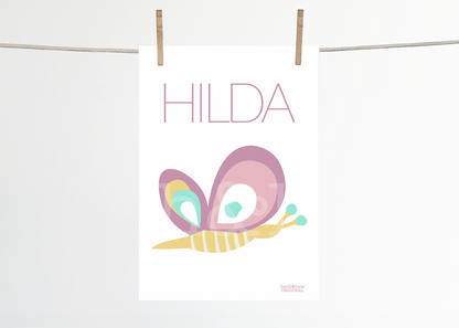 Hilda Name Print