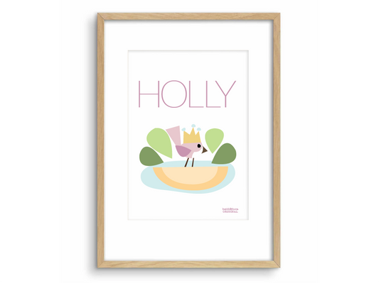 Holly Name Print