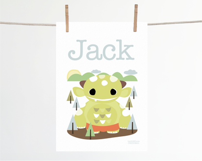 Milly the Monster Name Print